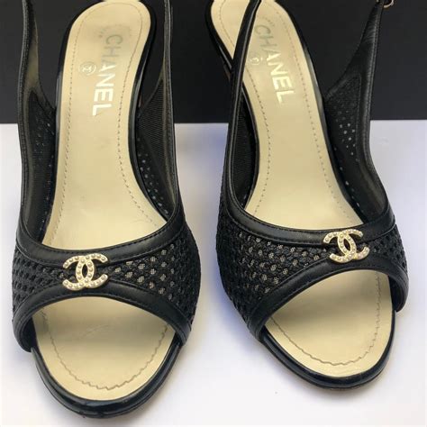 slingback chanel outlet|chanel high heel boots.